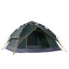 Outsunny Quick-Up-Zelt für 2 Personen + 1 Kind dunkelgrün 210 x 210 x 140 cm (LxBxH)   Outdoorzelt Doppelzelt Familienzelt Campingzelt