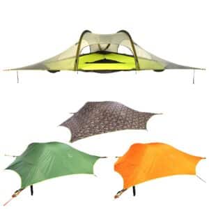 TENTSILE Baumzelt Stingray 3.0 Trekking 2-3 Personen Biwak Flug Zelt Hänge Matte Farbe: Forest Green