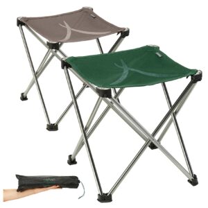 GRAND CANYON Sinyala Mini Klapphocker Falt Hocker Camping Alu 500g Leicht 100 kg Farbe: Eden