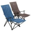 GRAND CANYON El Tovar Hochlehner Lounger Camping Falt Stuhl Armlehne Alu 100 kg Farbe: Dark Blue