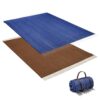 KINGCAMP Camping Decke Merida Picknick Strand Park Decke Wasserdicht Wolle-Optik Farbe: Royal Blue