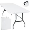 KESSER® Buffettisch Tisch klappbar Kunststoff 183x76 cm Campingtisch Partytisch Klapptisch Gartentisch für Garten