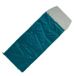 QUECHUA Schlafsack Kinder Camping - MH100 10 °C blau