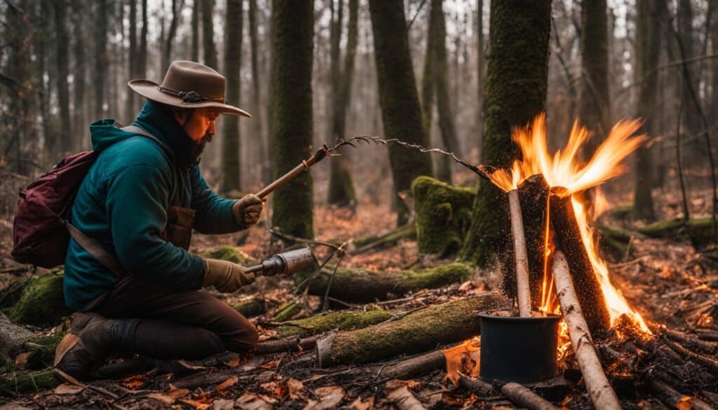 Feuermachen Techniken