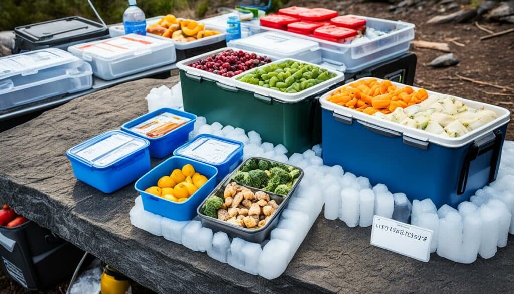 Lebensmittelhygiene Camping