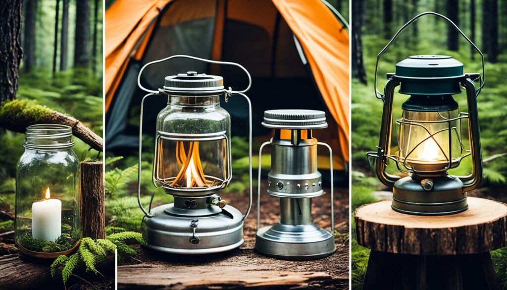 recycelte Campingausrüstung